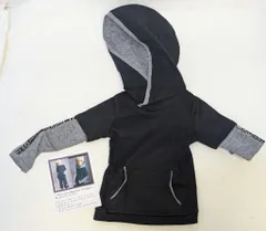 Flapper ドール衣装 SD13男の子サイズ フード付きパーカー　黒