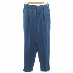 ロペピクニック ROPE Picnic 美品 パンツ スラックス スリムテーパード イージー センタープレス 40 青 ブルー /AE