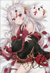 ホロライブ 活動三周年記念 百鬼あやめ 箔押しサイン入ポストカード