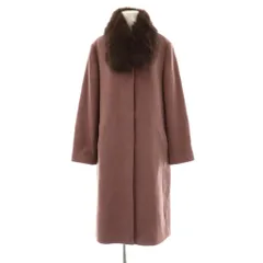 プロポーション ボディドレッシング PROPORTION BODY DRESSING ノーカラーコート M ブラウンピンク /DO ■OS