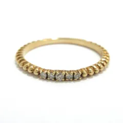 agete(アガット) リング - K10PG×ダイヤモンド 5Pダイヤ/ダイヤ0.04カラット