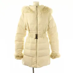 リゼクシー RESEXXY 23AW フード付ダウンコート アウター ジップアップ S オフホワイト /DO ■OS ■SH