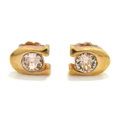 COACH(コーチ) ピアス - クリア×ライトピンク