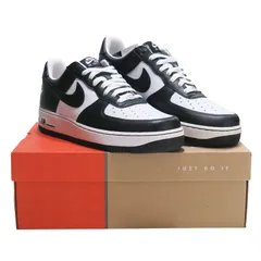 新品同様 NIKE ナイキ AIR FORCE 1 LOW QS TS [TERROR SQUAD] FJ5756 100 エア フォース1 ロー クイックストライク テラー スクワッド ホワイト ブラック スニーカー サイズ27.5(US9.5) Janz