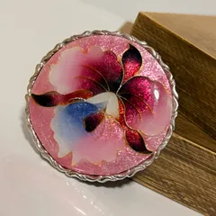 Vintage 七宝焼  ブローチ