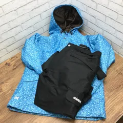 1158 mistral ミストラル 子供用 スキーウェア スノーボードウェア 160サイズ 上下セット ポリエステル ブルー×ブラック