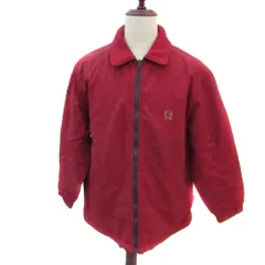 トミーヒルフィガー TOMMY HILFIGER ブルゾンジャケット ナイロン L 赤 レッド ジップアップ ミドル丈 /YS10 ■GY61