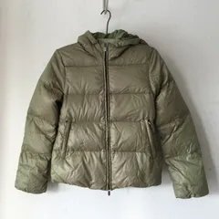 1177 DUVETICA デュベティカ レディース ダウンジャケット Adhara サイズ40 カーキ ファー欠品