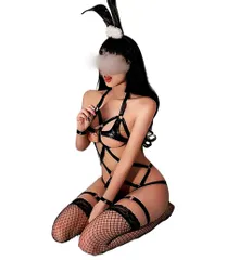 [PEANET] バニーガール バニー セクシー コスプレ 逆バニー メイド ランジェリー 下着 コスチューム 調教 穴あき 萌え 誘惑 妖艶 cosplay 小悪魔 デビル ウィッチ PU革 うさぎ うさ耳 ウサギ レザー ハイレグ レオタード レディース 