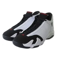 ナイキ NIKE 新品同様 487471-160 エアジョーダン14 レトロ AIR JORDAN 14 RETRO ブラックトゥ ホワイト 26.5cm