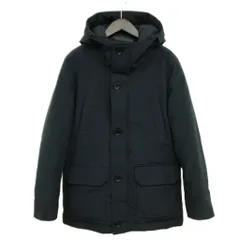 ユニクロ UNIQLO 311-412512 ノンキルト ダウンジャケット ダウンパーカー S ネイビー