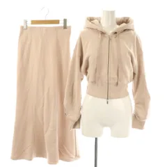 スナイデル SNIDEL 24SS スウェットセットアップ パーカ タイトスカート ONE ライトピンク /CX ■OS