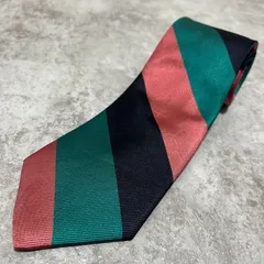 【ストライプ】レジメンタルストライプネクタイ　マルチカラー　ネイビー　ブルー　ピンク　ビジネス向け