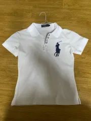 ポロ ラルフローレン 白 半袖 カラーTシャツ