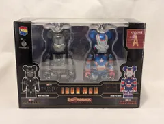 サニーサイドアップ Happyくじ BE@RBRICK MARVEL Infinity SAGA『IRON MAN』 ペアボックス賞 WAR MACHINE& IRON PATRIOT BE@RBRICK 100% 2体セット ( A