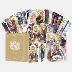 新品未使用  韓国書籍 「ある日、お姫様になってしまった件について」 タロットカード＆イラストブック BOX SET　管理番号:1911-2397