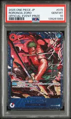 【PSA10】ロロノア・ゾロ(SR){赤}〈ST21-015〉[フラッグシップバトル] プロモ