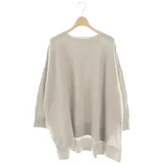 ジャーナルスタンダード JOURNAL STANDARD MUSICクルーネックプルオーバー ニット セーター 長袖 ウール カシミヤ混 グレージュ /NR ■OS