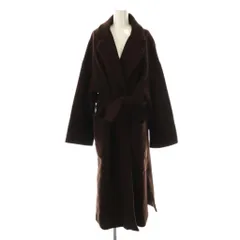 ザラ ZARA ロングコート チェスター アウター ウール L 茶 /NR ■OS