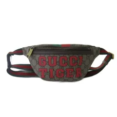 グッチ GUCCI 675181 TIGER GG GGスプリーム ボディバッグ ウエストバッグ ベージュ 