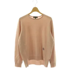 ドゥロワー Drawer 14G天竺ロゴクルーネックニット セーター 長袖 カシミヤ 1 ピンク 6513-106-0943 /NR ■OS ■SH