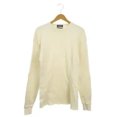 ノーティカ NAUTICA directed by A.H ワッフルTシャツ M 白 ホワイト 無地 ラウンドネック 長袖 /AO28 ■GY58