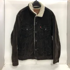 02w22578 リーバイス Levi's  内ボア コーデュロイジャケット  ブラウン M  カンボジア製 メンズ  アウター  コットン  【中古品】