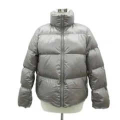 ユニクロ UNIQLO ウルトラライトダウンジャケット ミドル丈 M グレー スタンドカラー /SM48 ■GY61