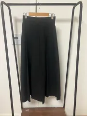 黒色 プリーツ スカート 5506