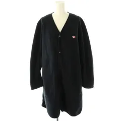 ダントン DANTON MR12-111-02 ノーカラーフリースジャケット カーディガン 38 濃紺 /NR ■OS