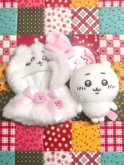 価格固定) ちいかわ ぬいぐるみ キーリング ぬい ケープ セット set ハチワレ