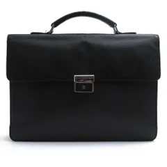 ロンシャン／Longchamp バッグ ブリーフケース ビジネスバッグ 鞄 ビジネス メンズ 男性 男性用 レザー 革 本革 ブラック 黒  A4サイズ収納可