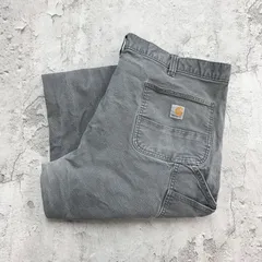 Carhartt　カーハート　ペインターパンツ　ボトムス　ワークパンツ　古着　グレー　灰色　W43 L30