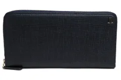 ランバン／LANVIN 長財布 財布 ウォレット メンズ 男性 男性用レザー 革 本革 ネイビー 紺  JLMW6PT2 RELIEF EMBOSS レリーフエンボス 小銭入れあり ラウンドジップ ラウンドファスナー