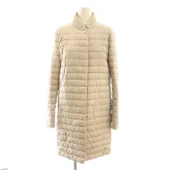 ヘルノ HERNO ナイロン ダウンコート 40 グレージュ /AB ■OS