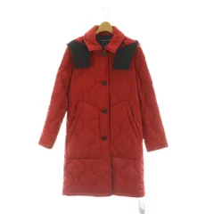 ロンドントラディション LONDON TRADITION キルティングコート 中綿 フード ロング 38 赤 /MI ■OS