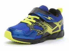 【moonstar】SUPERSTAR SS K1222 BLUE (20cm-23cm) ムーンスター スーパースター ブルー 子供靴 キッズ ジュニア シューズ  抗菌防臭 軽量 スニーカー パワーバネ 運動会 男の子