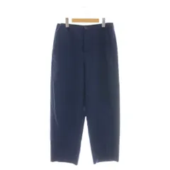 マルニ MARNI 25SS ウールトロピカルシャーリングテーパードパンツ スラックス 40 紺 ネイビー /AT ■OS
