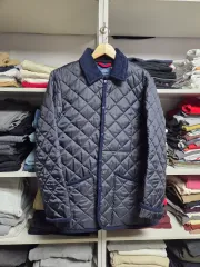 L ラベンハム キルティング ジャケット ネイビー