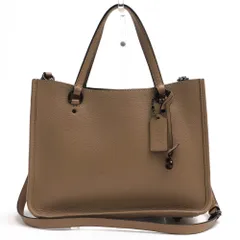 コーチ／COACH バッグ ハンドバッグ 鞄 トートバッグ レディース 女性 女性用 レザー 革 本革 ベージュ  C3460 Tyler Carryall 28 タイラー キャリーオール 28 2WAY ショルダーバッグ シボ革 シュリンクレザー