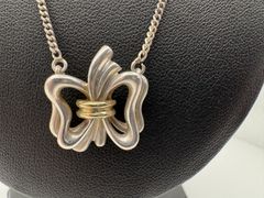 TIFFANY&Co.】バタフライネックレス 925シルバー 蝶 約5.2g - メルカリ