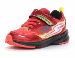 【moonstar】SUPERSTAR SS K1223 RED (18.5cm-23cm) ムーンスター スーパースター レッド 子供靴 キッズ ジュニア シューズ  抗菌防臭 軽量 幅広 ワイド スニーカー パワーバネ 運動会 男の子