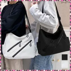 送料無料  ショルダーバッグ 韓国風 男女兼用バッグ ナイロンバッグ 2WAY 斜めがけ ユニセックス 軽量かばん カジュアル 肩掛けバッグ ファスナー開閉 ワンショルダー鞄 通勤通学 多収納鞄 軽い 多ポケット鞄 折りたたみバッグ