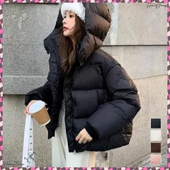 送料無料  ショート丈ダウンジャケット 中綿ブルゾン レディース 冬 アウター フェイクダウンコート 防風防寒着 保温 ジャンパーカジュアル おしゃれ 冬服 フーディアウター 人気中綿ジャケット 韓国ファッション冬 あったかアウター冬