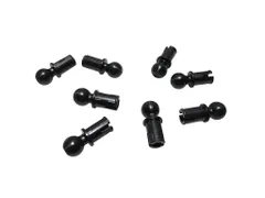 レゴ★未使用！黒色のボール付固定ペグ８点セット