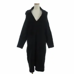 ロッソ ROSSO アーバンリサーチ ブークレワンピース チュニック 長袖 ひざ丈 無地 8-11whgw1004 黒 ブラック F