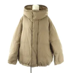 ドゥーズィエムクラス DEUXIEME CLASSE ナイロン ダウンジャケット フード グレージュ モカ /ES ■OS ■SH