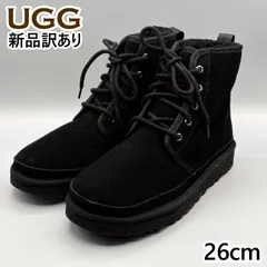 UGG ムートンブーツ ブラック USA8/JP26cm ニューメルハイ メンズ/男性用 1130711 アグ (ug164)