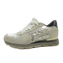 アトランティックスターズ Atlantic Stars スニーカー シューズ 40 グレー 星型パッチ ローカット 切り替えデザイン /FF ■GY62