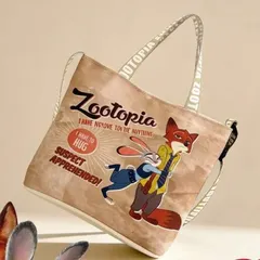 ズートピア　トートバック　バック　ニック　ジュディホップス　キャラクター　ディズニー　うさぎ　キツネ